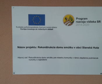 Projekty / Rekonštrukcia domu smútku - september - december 2018 - foto