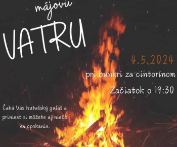 Aktuality / Pozvánka na májovú vatru - foto
