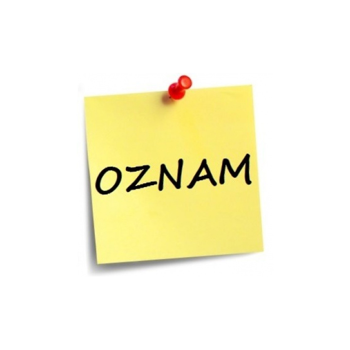 Oznam o zatvorení obecného úradu