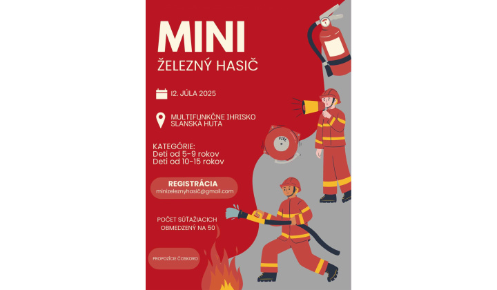 Súťaž - MINI ŽELEZNÝ HASIČ