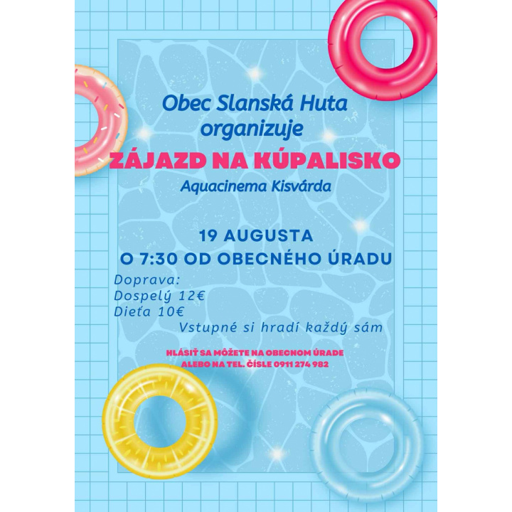 Zájazd na kúpalisko Aquacinema Kisvárda